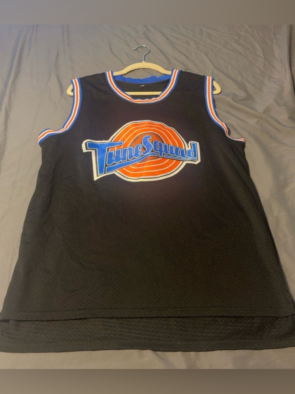 Michael Jordan Space Jam Tune Squad #23 Stitched Black Jersey Men’s Size Large